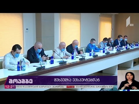 შეხვედრა ექსპერტებთან