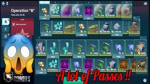 Claiming A LOT of Operation Passes In War Robots