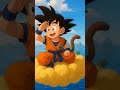 kid goku riding nimbus #dragonball #goku #anime