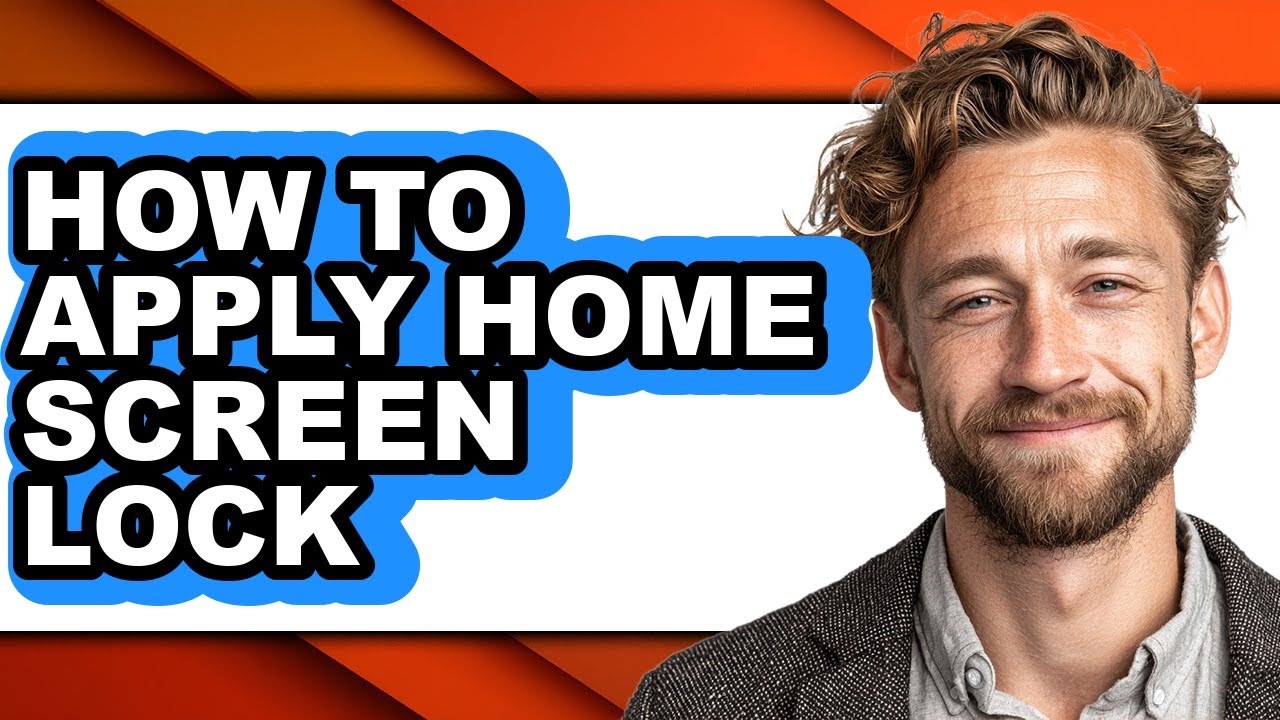 How to Apply Home Screen Lock (easy Method) - YouTube