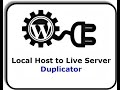 How to migrate WordPress site from localhost to server | Duplicator Plugin