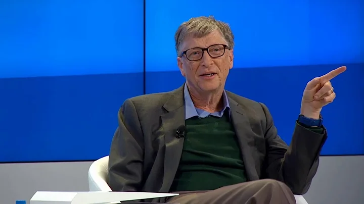 Dr. David Walcott engages with Bill Gates in Davos...