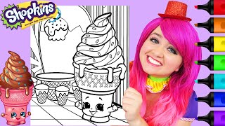 Coloring Shopkins Ice Cream Dream | Markers