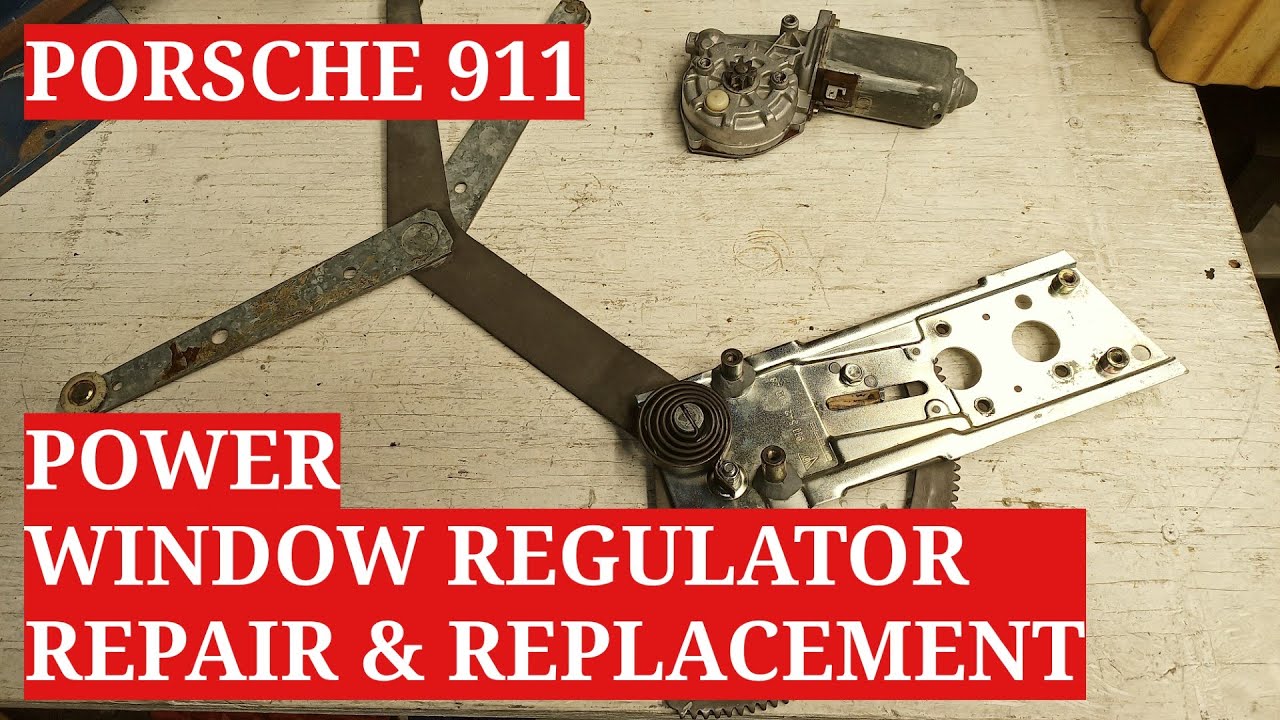Air-cooled Porsche 911 Power Window Regulator DIY Repair and