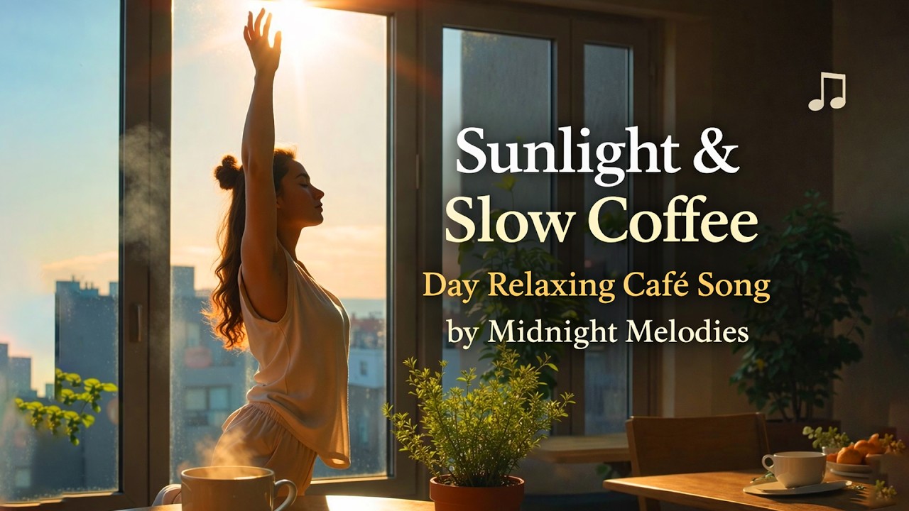 Sunlight & Slow Coffee ☀️ | Day Relaxing Café Music | Soft Piano by Midnight Melodies