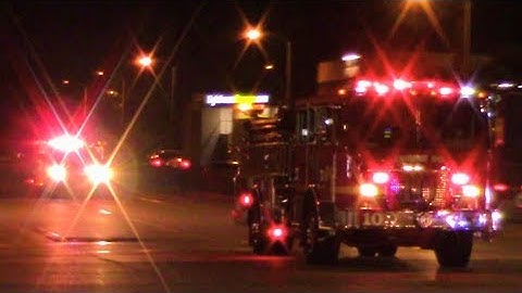 LACoFD Engine 10 & New Squad 10 Responding