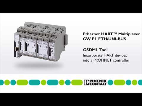 Incorporate HART devices into a PROFINET controller with GSDML tool