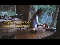 落ち葉で秋のデコレーション | シンプルで簡単 | decorate with me for fall | simple, low budget.
