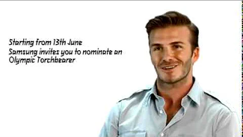 David Beckham 2012 Olympic Games Samsung