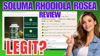 Soluma Rhodiola Rosea REVIEW: Is LEGIT Adaptogen or SCAM?