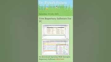 Free Repertory Software