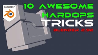 10 AWESOME Hard OPS tricks you may not know of - Blender tutorial