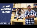 Small garage woodworking workbench upgrade build and explanation!