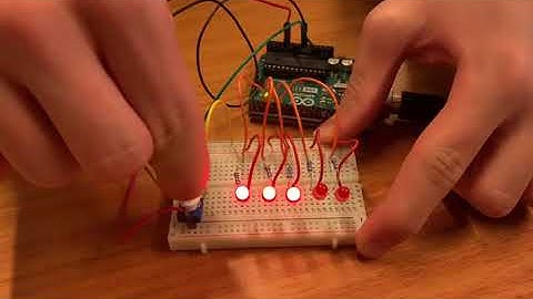 Arduino - Grafico a barre LED     Parte 3