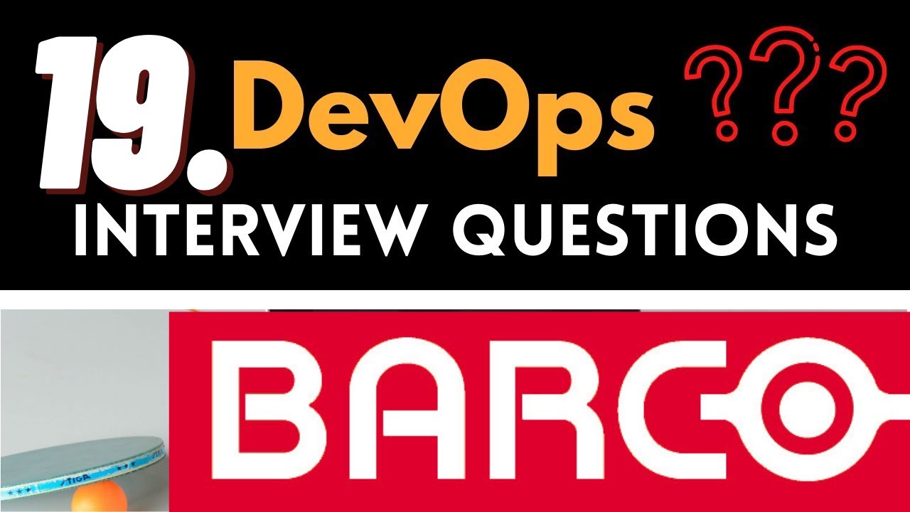 DevOps Interview 19 | Barco Round 1 | AWS & DevOps tools - YouTube