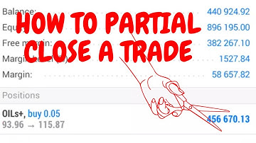 How to Partial Close a Trade.