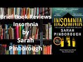 Brief Book Review of Insomnia by Sarah Pinborough
