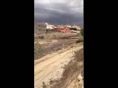 لحظة وصول الوادي بكامل قوته