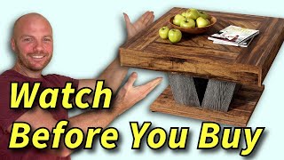 Rustic Modern Coffee Table from Amazon, Little Tree