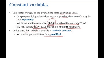 「程式設計」第四講「Variables and Arrays」(5)