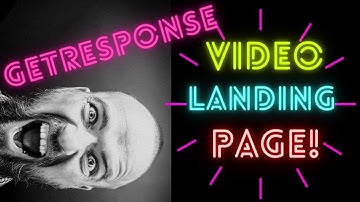 How To Create A Video Landing Page With GetResponse?