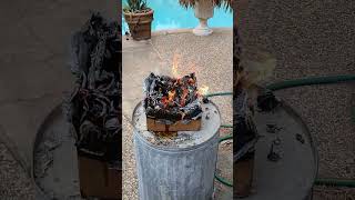 Burning the Chametz at the Kepecs home