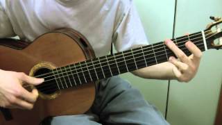 Cours de guitare -  Richard CLAYDERMAN : Ballade pour Adeline (2/2) couplet