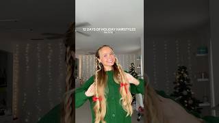Half up/down french rope twist pigtails🥰 #hairstyles #holidayhairstyles #holidayhair #christmashair
