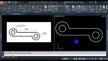 Vaduni | Học AutoCAD 1 phút - Bài tập lệnh tổng hợp 6 | #shorts