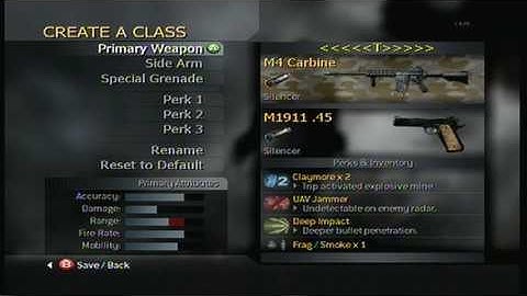cod 4 custom classes + clantag mod
