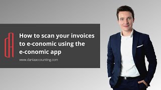 How do you scan your invoices and receipts to e-conomic using the e-conomic app? screenshot 1