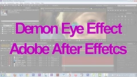 Demon Eyes | Adobe After Effects
