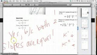 Geometry Unit 2 Lesson 3 Parallel lines