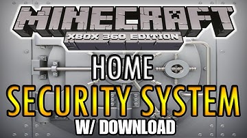 Minecraft (Xbox 360) Home Security System w/ Download!