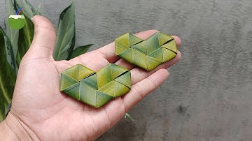 Hướng dẫn xếp trái tim lá dừa đơn giản v3