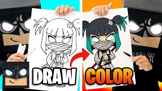 how to draw charlotte fortnite season 8