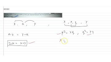 one `AM` ,`a` and two `GM