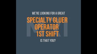 Specialty Gluer Operator-IN