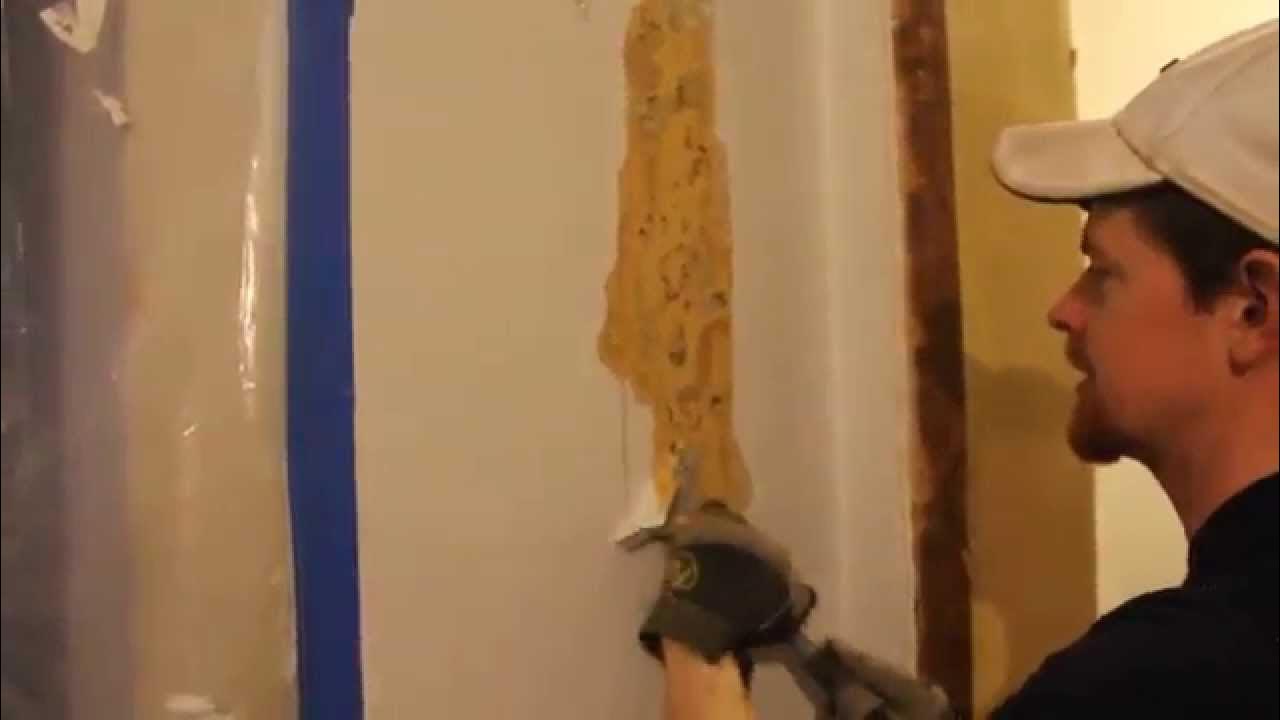 How To Scrape Wallpaper Off Of Plaster Walls YouTube