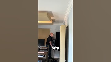 Recording Studio Install Done With 11 of our Bass Trap Clouds, 2’ x 4’s, & A Window Plug!