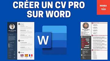 Comment faire un CV sur Word gratuitement ?