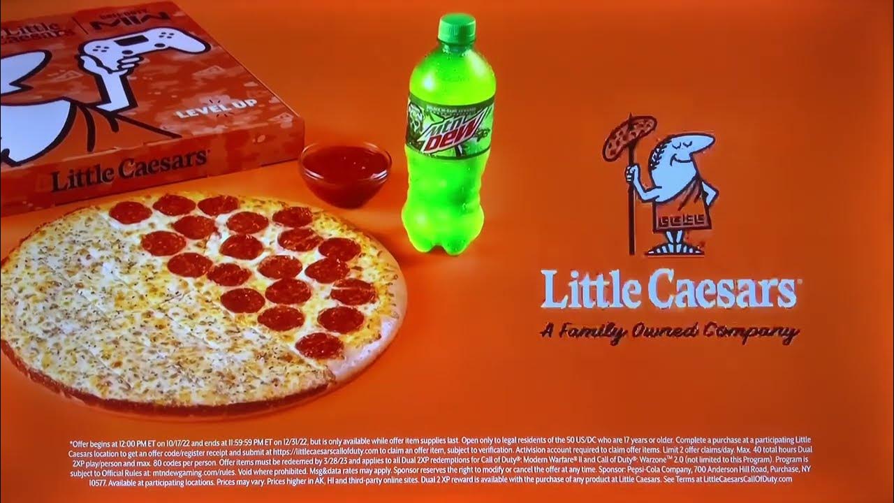 Little Caesars pizza NEWEST TV commercial with Call of Duty Modern
