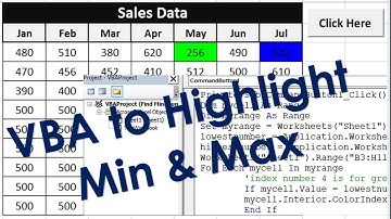 VBA to Search and Highlight Min and Max value in a range