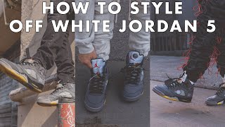 how to style jordan 5 off white black｜TikTok Search