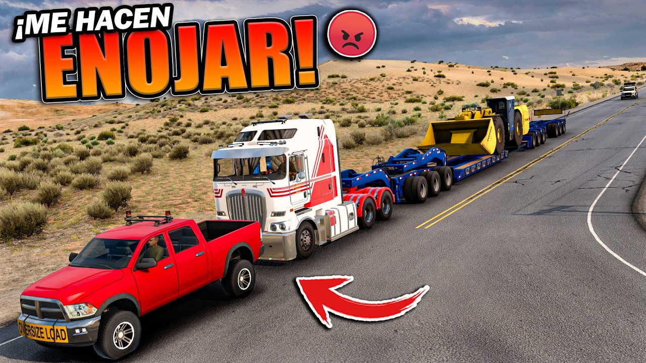 ¡Me hacen la VIDA IMPOSIBLE en esta RUTA...! 😡 | American Truck Simulator