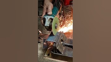 #diy , cắt sắt chuẩn bằng máy mài góc