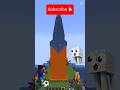 🔥Tower Vs Lava Minecraft 🔥 #minecraft #minecraftpe #shorts #minecraftbuilding #minecraftshorts