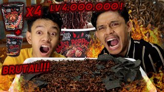 GILA!! MUKBANG MIE GHOST PEPPER TERPEDAS LVL 4 JUTA!!