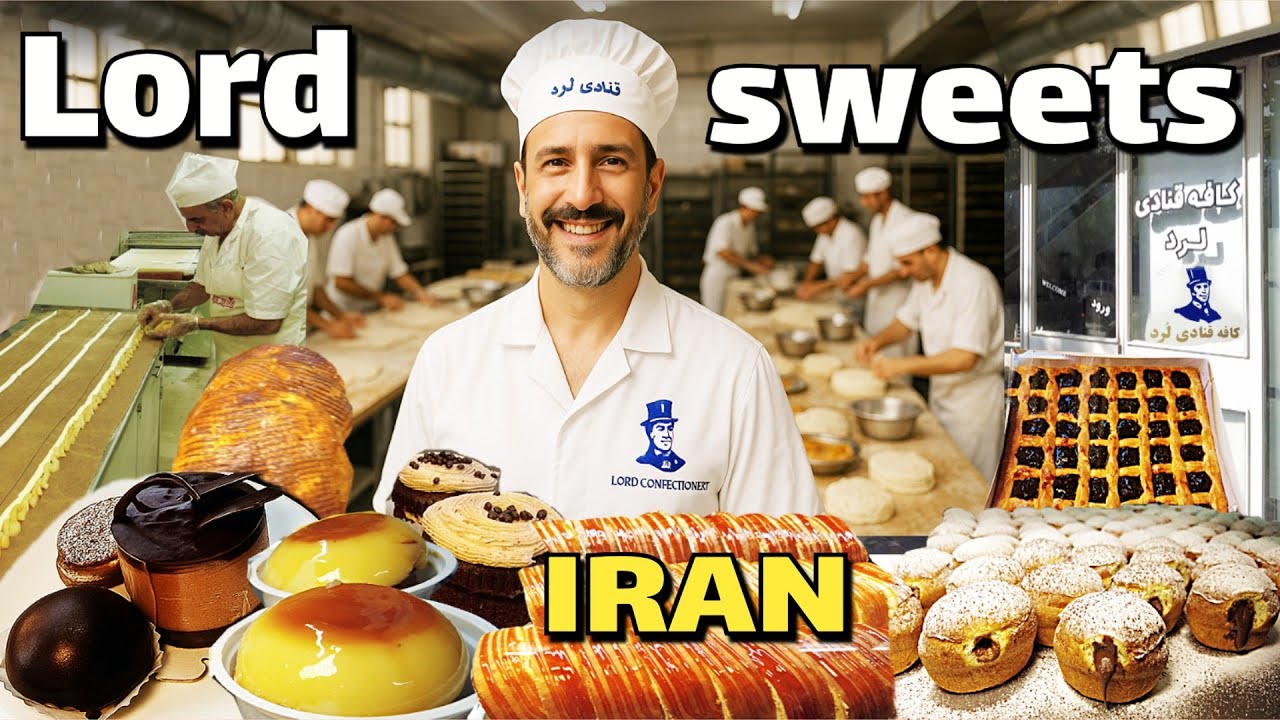 the oldest and most romantic pastry shop in Iran ❤️ street food 