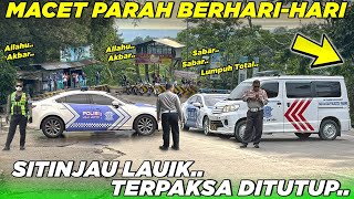 MACET PARAH BERHARI-HARI !!! Jalur Sitinjau Lauik Terpaksa Ditutup Pengendara Harap Bersabar